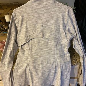 Gray/ White Lululemon Define Jacket